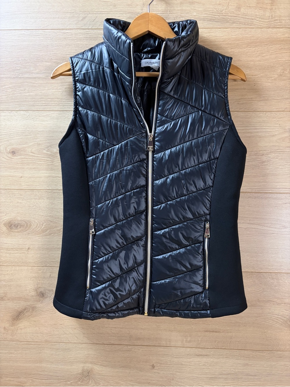 Calvin Klein Black Quilted Puffer Vest Small
